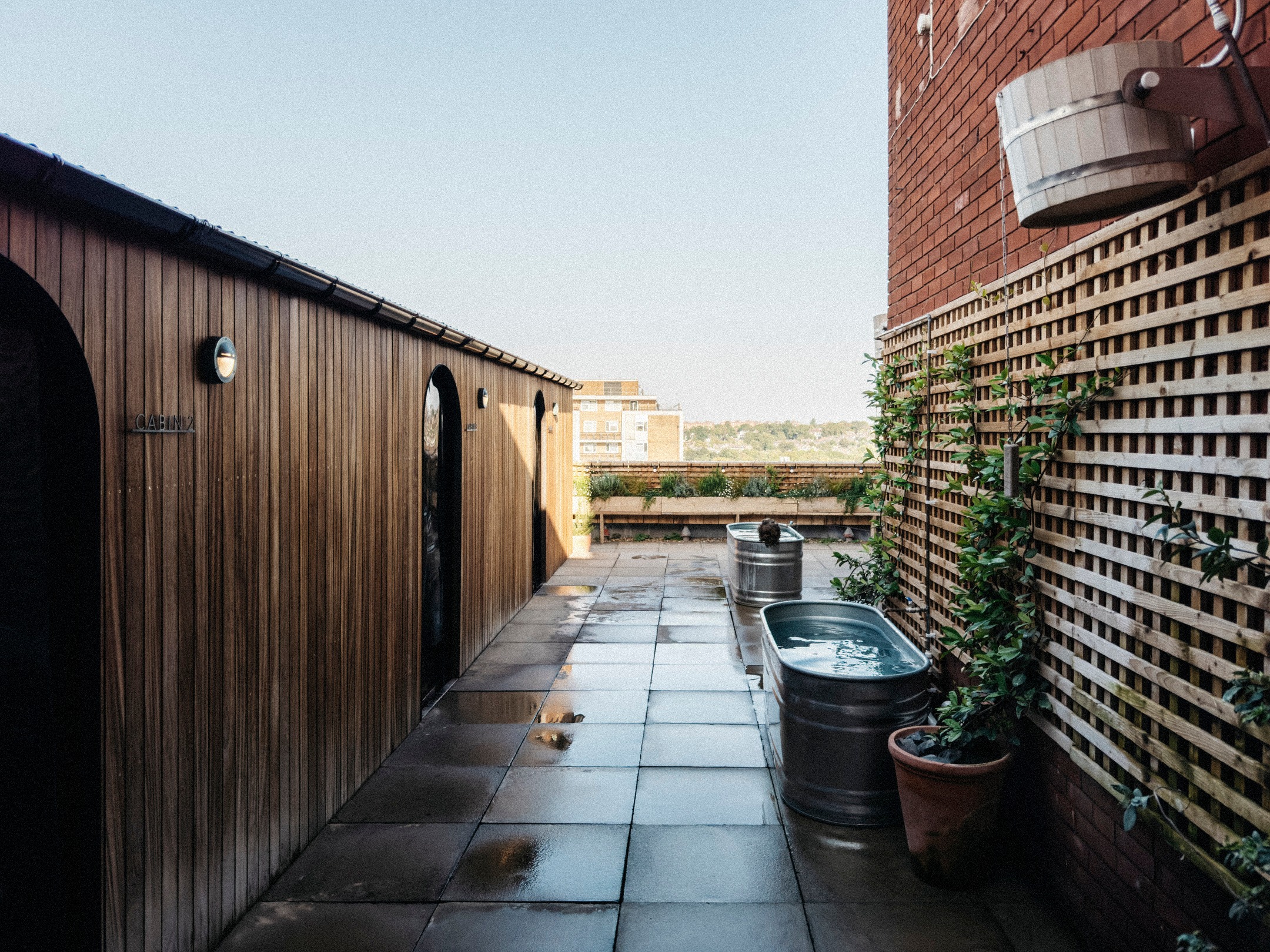 Revill Design Group: Rooftop Saunas Brixton