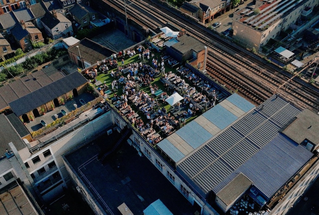 The Netil House rooftop in Hackney, home of Netil360 and now Rooftop Saunas Hackney